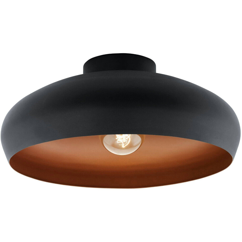 EGLO Plafondlamp MOGANO Plafondlamp Industrial, vintage, van staal, keukenlamp, E27, Ø40 cm afbeelding 1