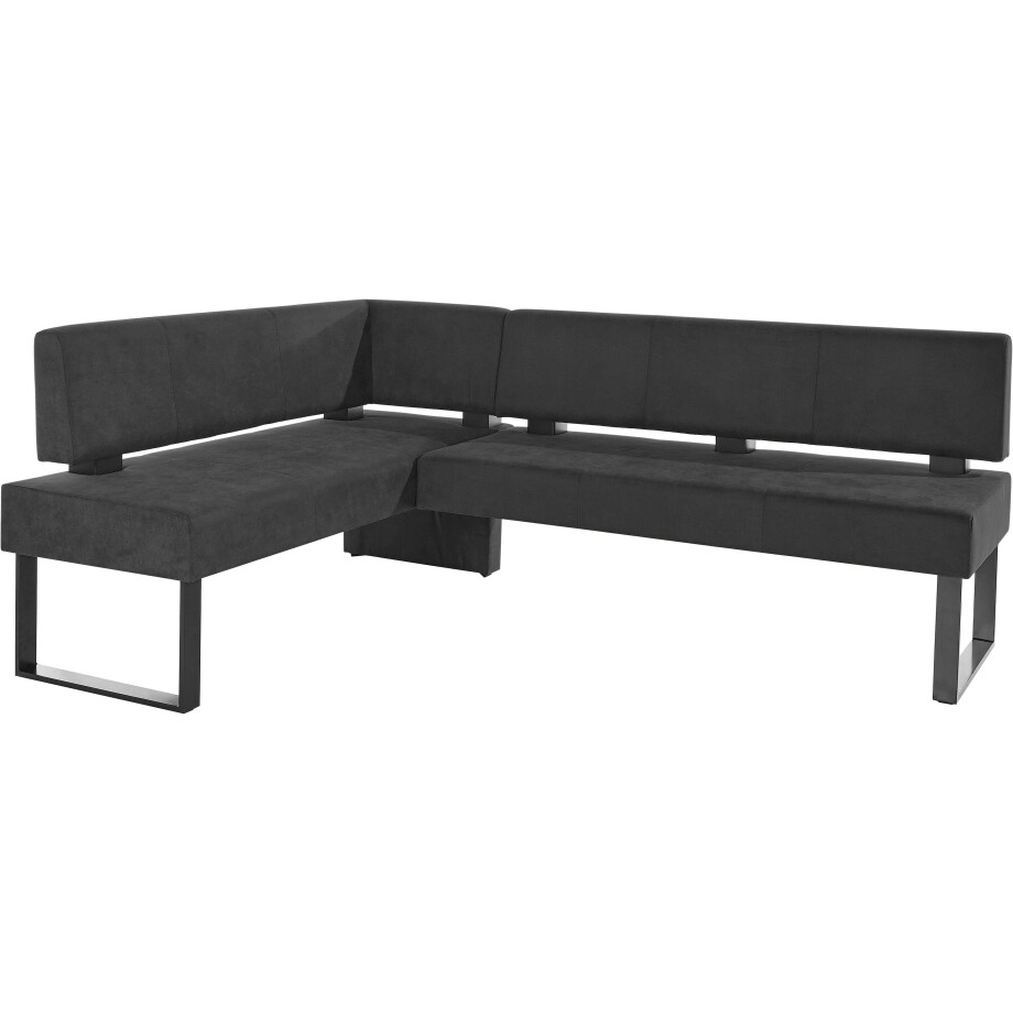 Home affaire Hoekbank Oliver met metalen frame, keukenbank verschillende hoezen cord eetkamerbank ottos choice afbeelding 1