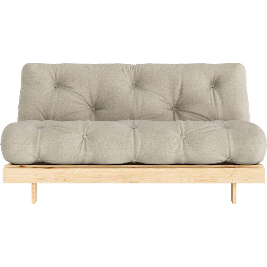 Karup Slaapbank Roots 160 slaapbank, logeerbed, bank met futonmatras Incl. futonmatras, ligoppervlak 160x200 cm, FSC gecertificeerd dennenhout (2 stuks) afbeelding 1