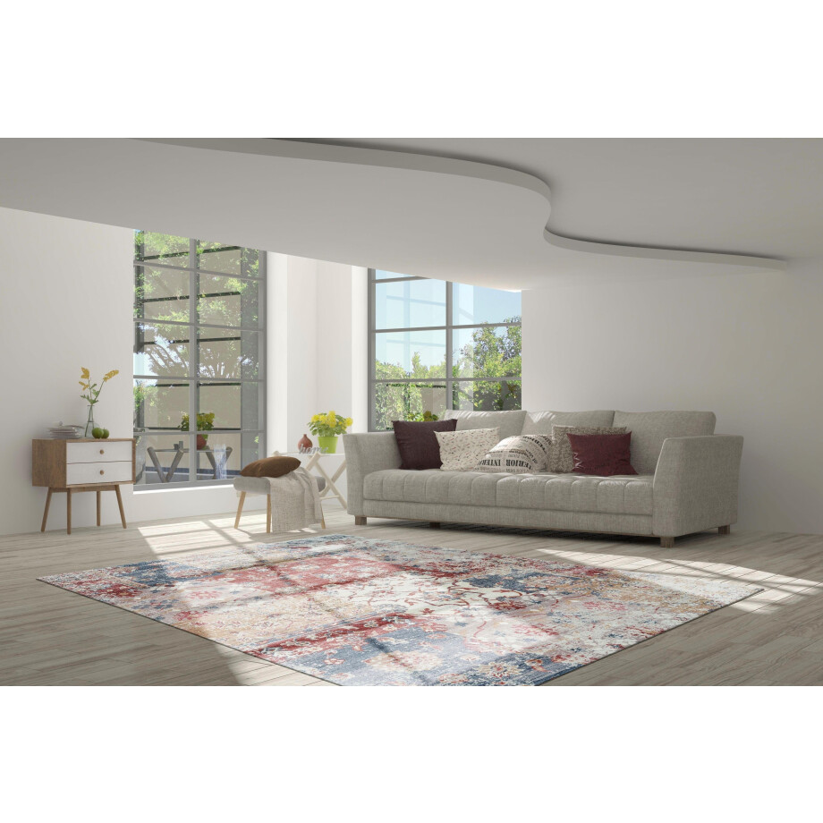 calo-deluxe Vloerkleed Emin 1003 puur katoen, woonkamer afbeelding 1
