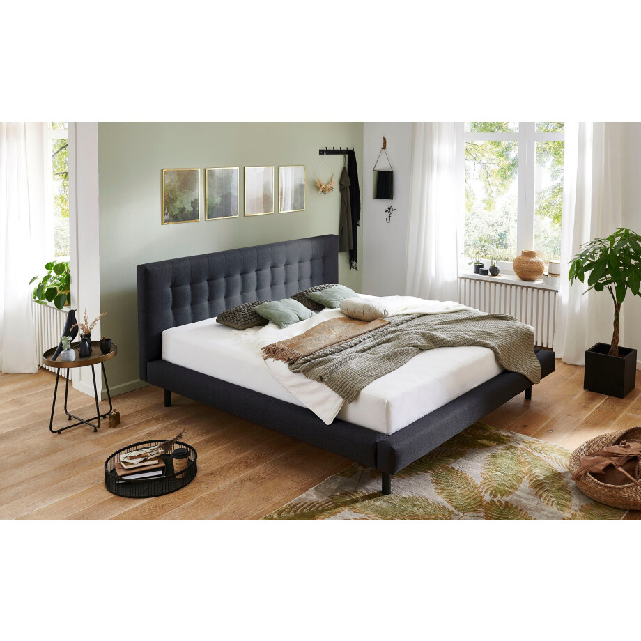 andas Gestoffeerd bed Tobjörn Met breed futonframe afbeelding 1