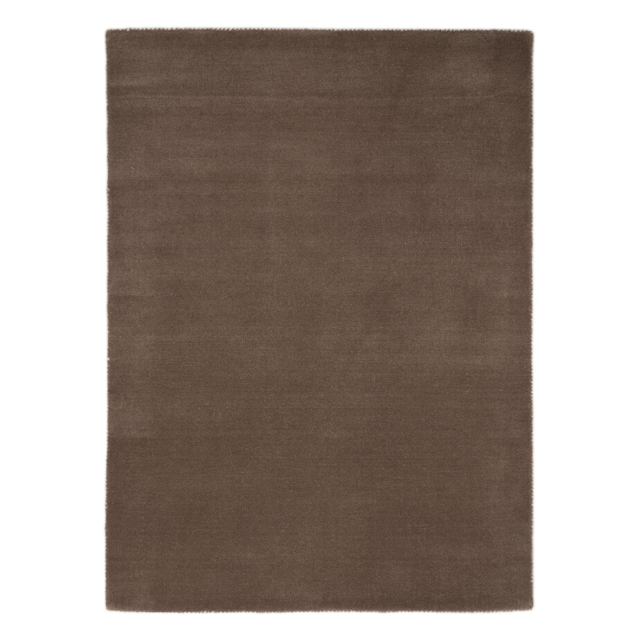 carpetfine Wollen kleed Gabbeh Lola Uni met natuurlijk plantaardig materiaal handgeweven, ook in rond afbeelding 1