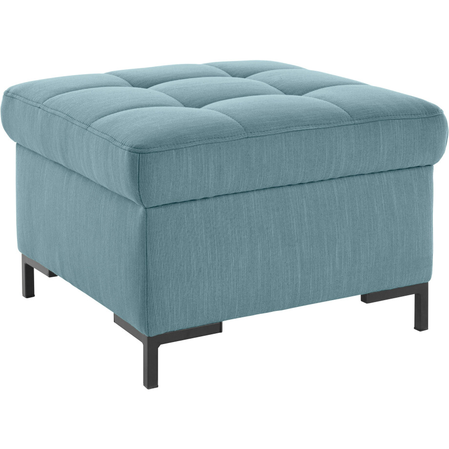 OTTO products Hocker Grazzo hoogwaardige stoffen van gerecycled materiaal, stiksels op de zitting afbeelding 1