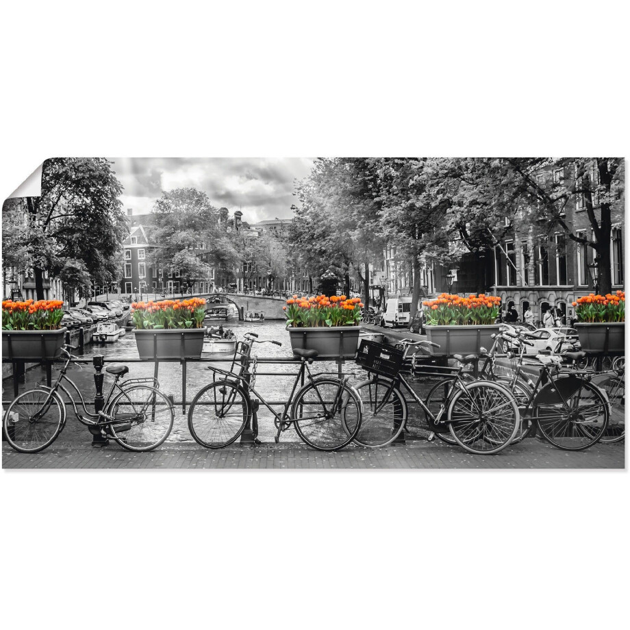 Artland Artprint Amsterdam Herengracht I als artprint op linnen, poster, muursticker in verschillende maten afbeelding 1