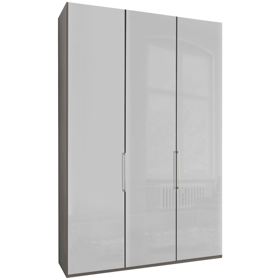WIEMANN Draaideurkast Monaco, made in Germany, chic glazen front, in verschillende kleuren, afbeelding 1