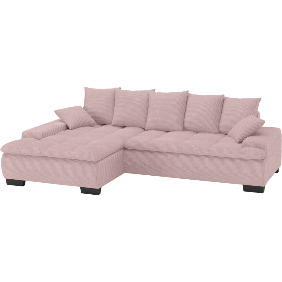Mr. Couch Hoekbank Haiti II, L-vorm met koudschuim bekleding, optioneel met bed en bedlade afbeelding 1