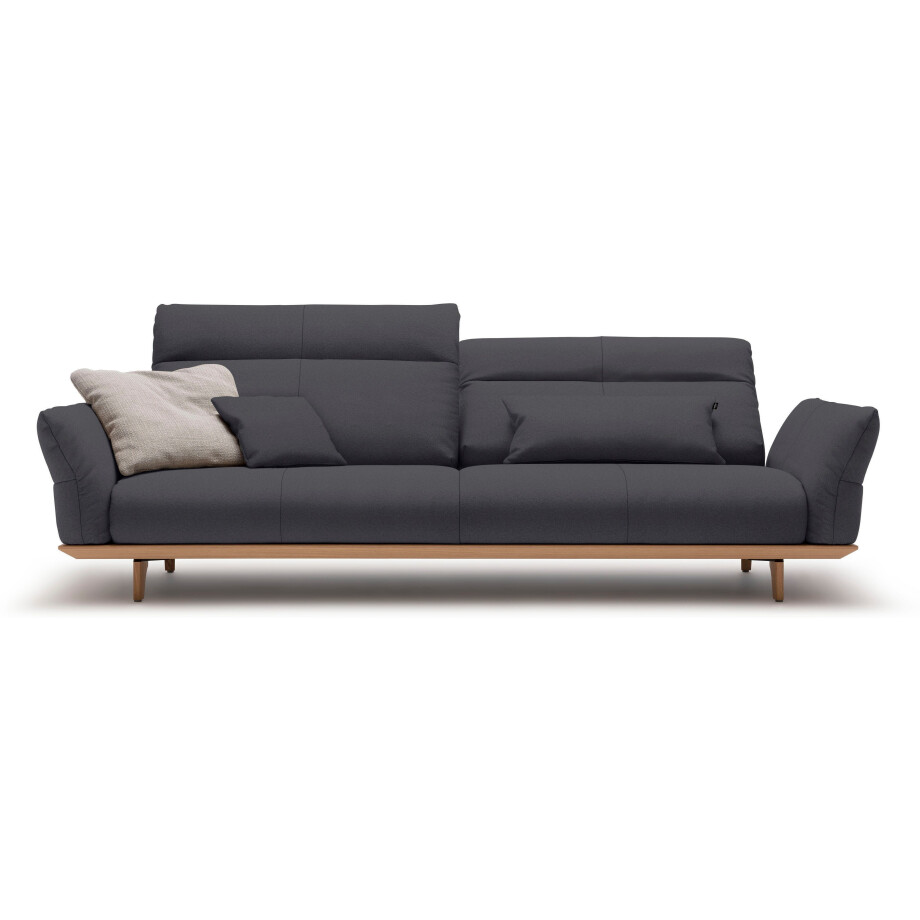 Hülsta Sofa 4-zitsbank Hs.460 Onderstel in eiken, poten in natuurlijk eiken, breedte 248 cm afbeelding 1