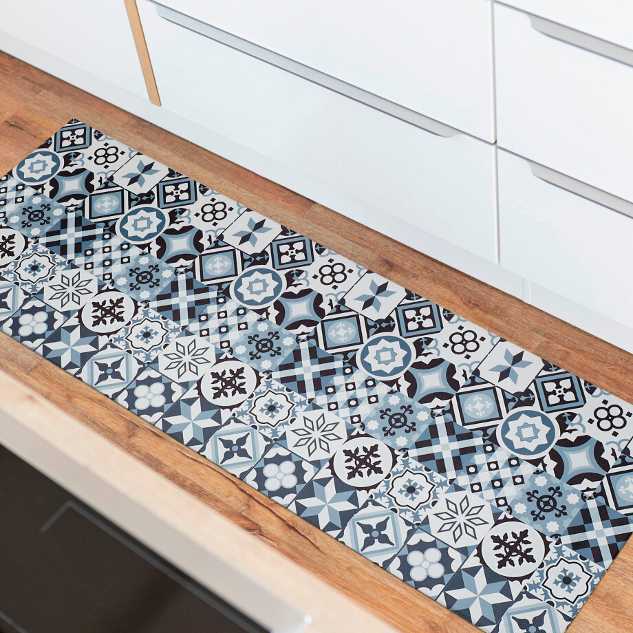 Andiamo Vinyl tapijt Marrakesch afwasbaar, antislip, tegel- of betonlook, ook als loper (1 stuk) afbeelding 1