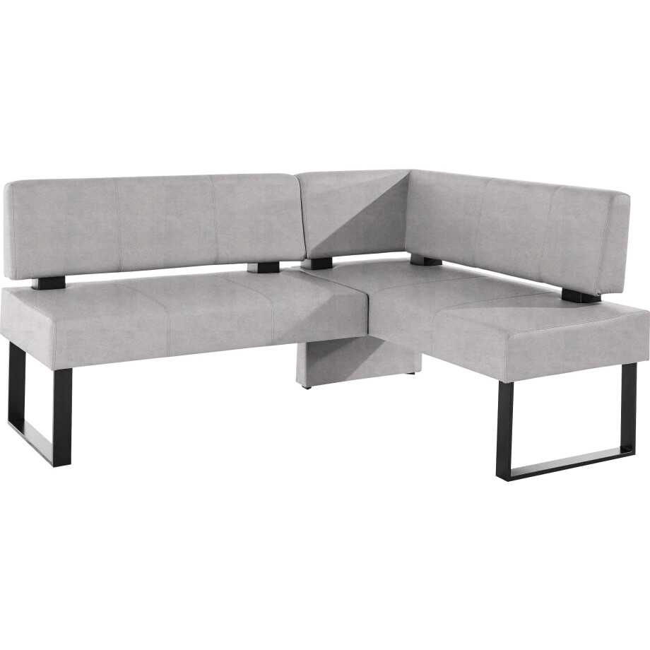 Home affaire Hoekbank Oliver met metalen frame, keukenbank verschillende hoezen cord eetkamerbank ottos choice afbeelding 1