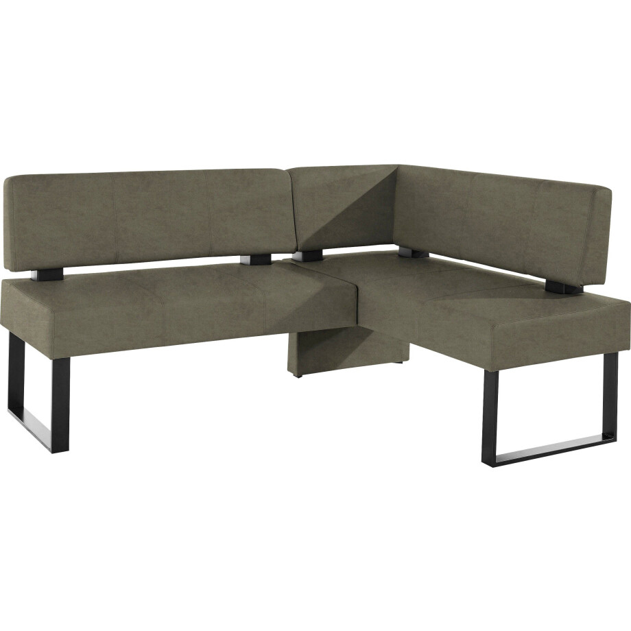 Home affaire Hoekbank Oliver met metalen frame, keukenbank verschillende hoezen cord eetkamerbank ottos choice afbeelding 1