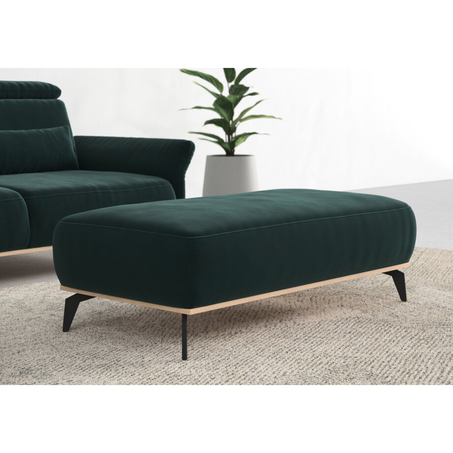 Places of Style Hocker Fjord Met een houten lijst van massief beuken eikenkleurig, met poten 15 cm hoog afbeelding 1