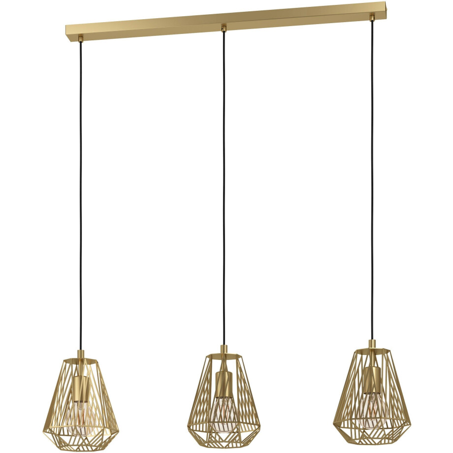 EGLO Hanglamp STYPE Hanglamp in goudkleur van staal - excl. E27 - 40W (1 stuk) afbeelding 1