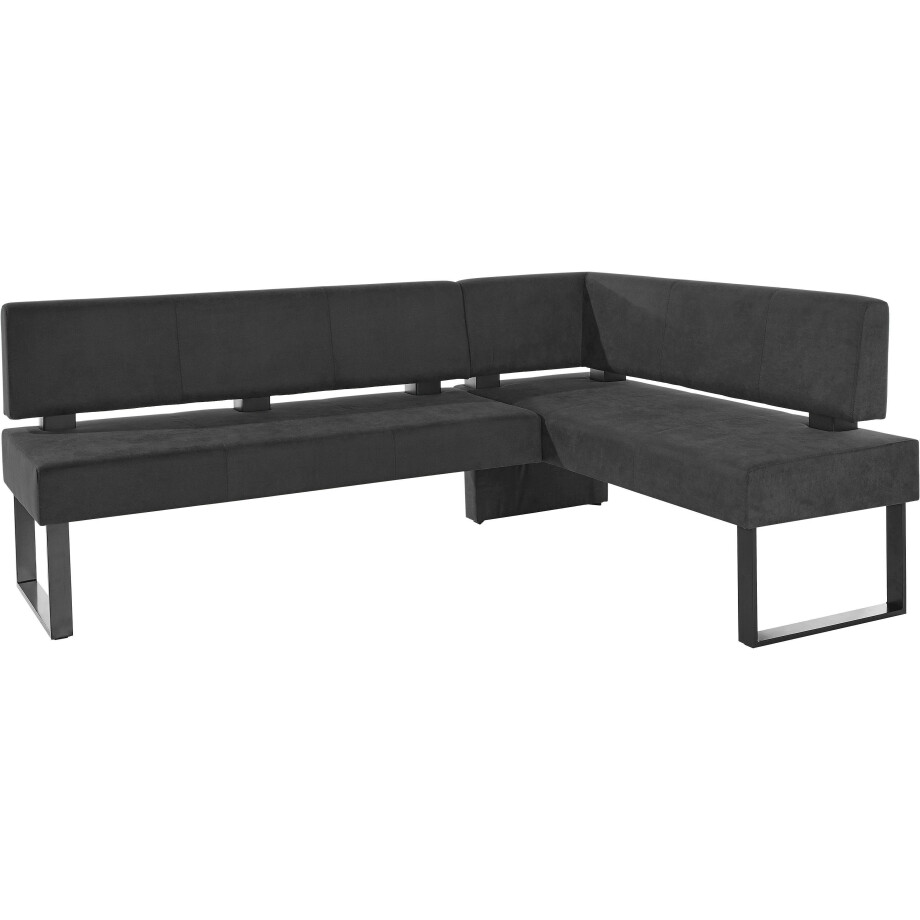Home affaire Hoekbank Oliver met metalen frame, keukenbank verschillende hoezen cord eetkamerbank ottos choice afbeelding 1