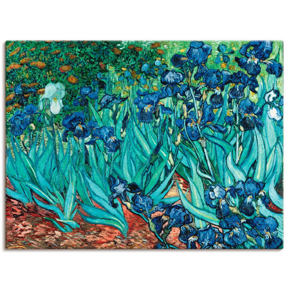 Artland Artprint op linnen Iris. 1889 gespannen op een spieraam afbeelding 1