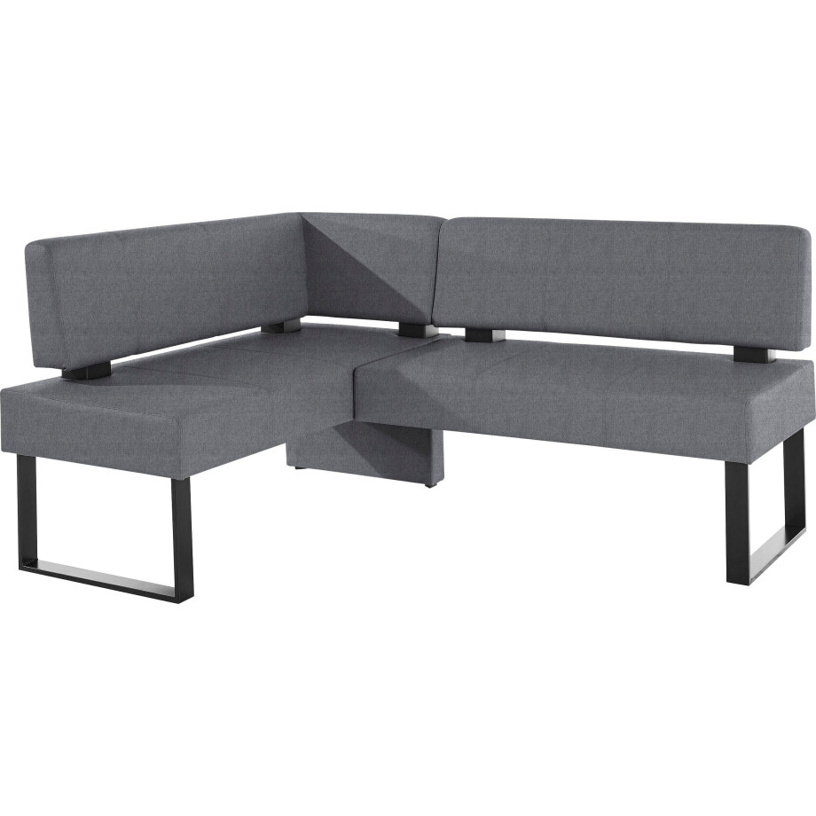 Home affaire Hoekbank Oliver met metalen frame, keukenbank verschillende hoezen cord eetkamerbank ottos choice afbeelding 1