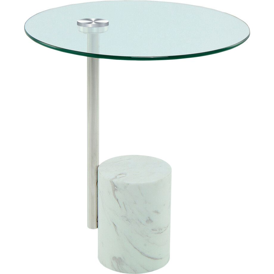 Kayoom Bijzettafel Rosario 525, bijzettafel in glamoureuze stijl, ronde glazen tafelblad (1 stuk) afbeelding 1
