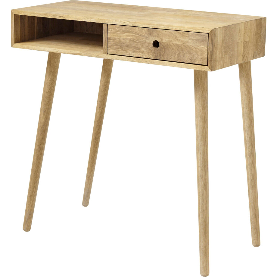 MCA furniture Console Agra Massief eiken met lade afbeelding 1