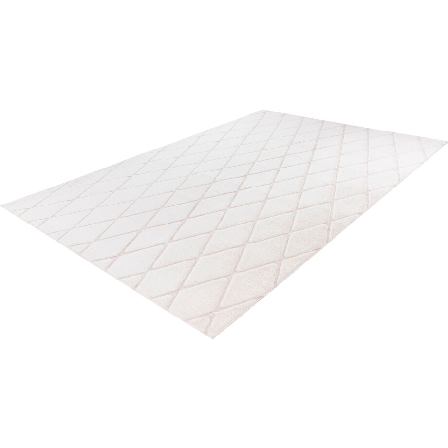 calo-deluxe Vloerkleed Jardan-2000 bijzonder zacht door microvezel, ruitdessin afbeelding 1