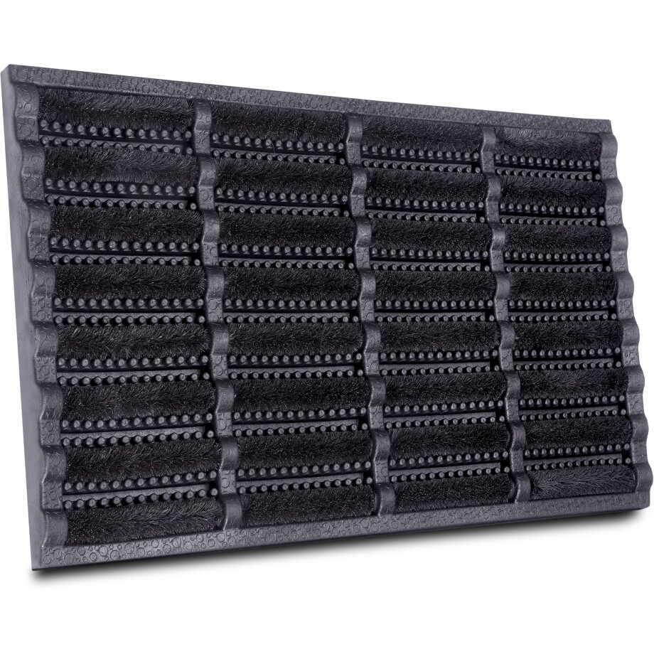 HANSE Home Mat Vuilopvangmat Brushes Mat, deurmat Kokos, rubber, vuilafstotende mat, buiten, antislip, binnen, kokosmat afbeelding 1