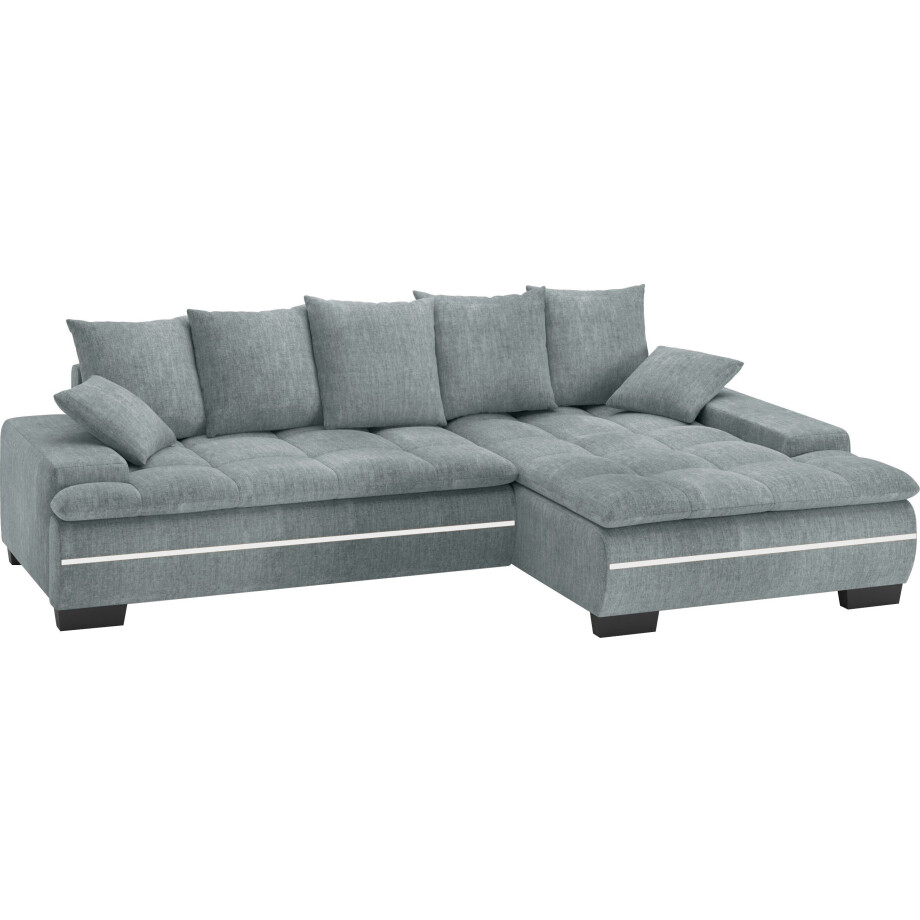 Mr. Couch Hoekbank Haiti II, L-vorm RGB-LED verlichting, optioneel met koudschuim, bed, bedlade afbeelding 1