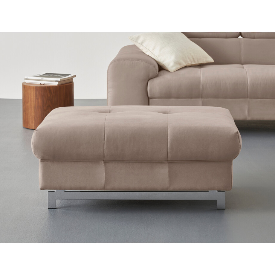 sit&more Hocker Blues met metalen poten, matzwart afbeelding 