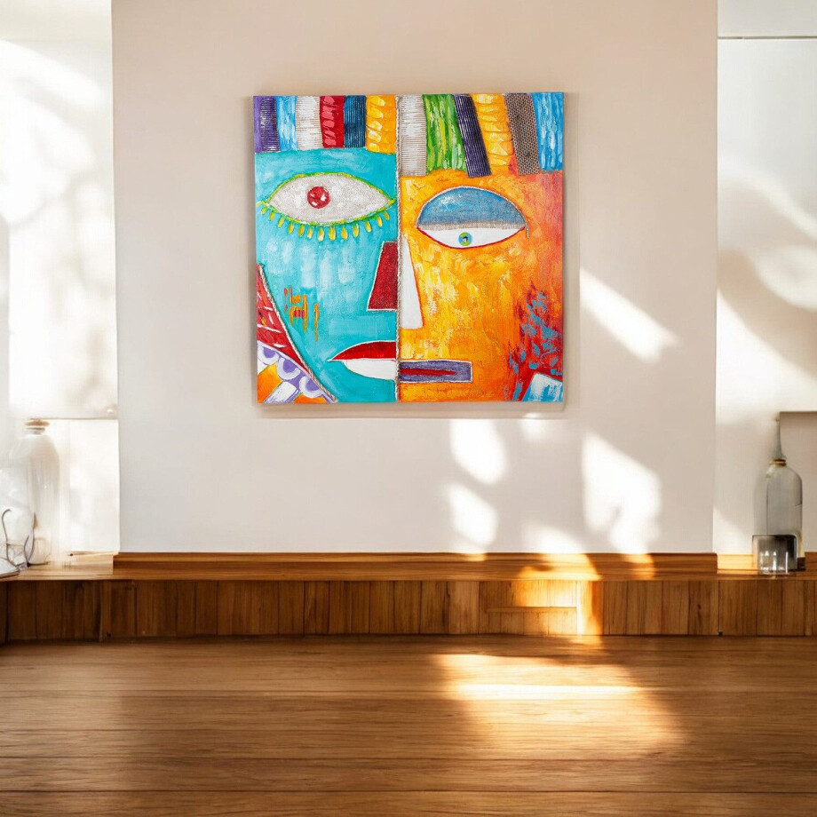 Casablanca by Gilde Artprint op hout Yesil rechthoekig afbeelding 1