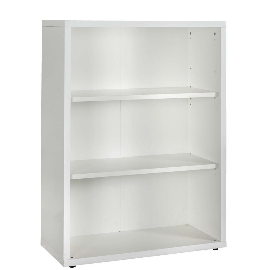 Composad Ordnerrek DISEGNO, boekenkast met 3 open vakken, verstelbare planken, hoogte 112 cm, 100% gerecycled hout, made in italy afbeelding 1