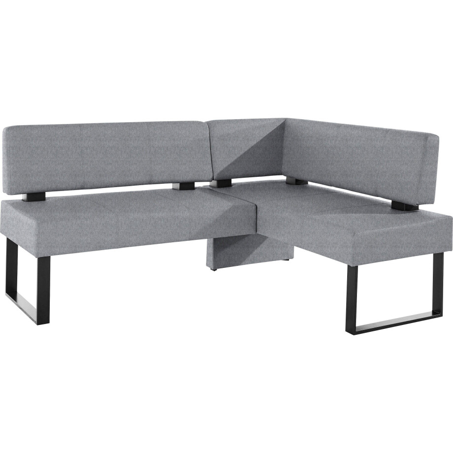 Home affaire Hoekbank Oliver met metalen frame, keukenbank verschillende hoezen cord eetkamerbank ottos choice afbeelding 1