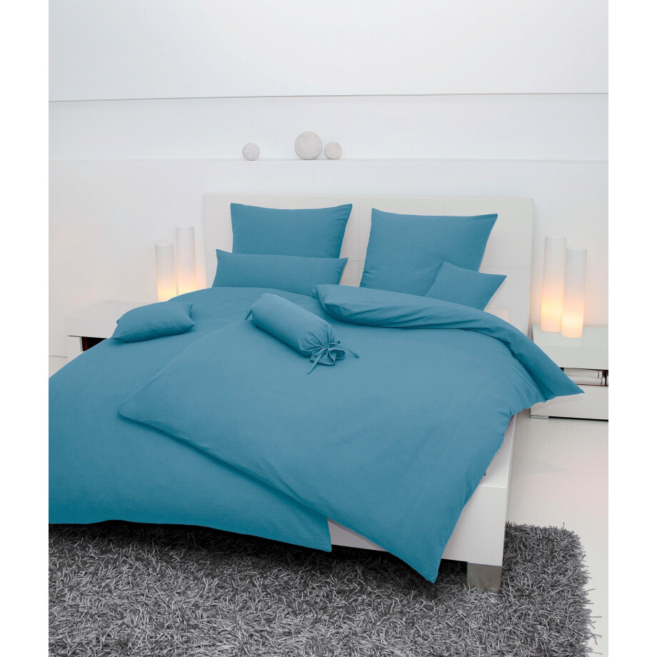 Janine Overtrekset PIANO 0125 met rits, 100% katoen, met geweldige structuur, premium afbeelding 1