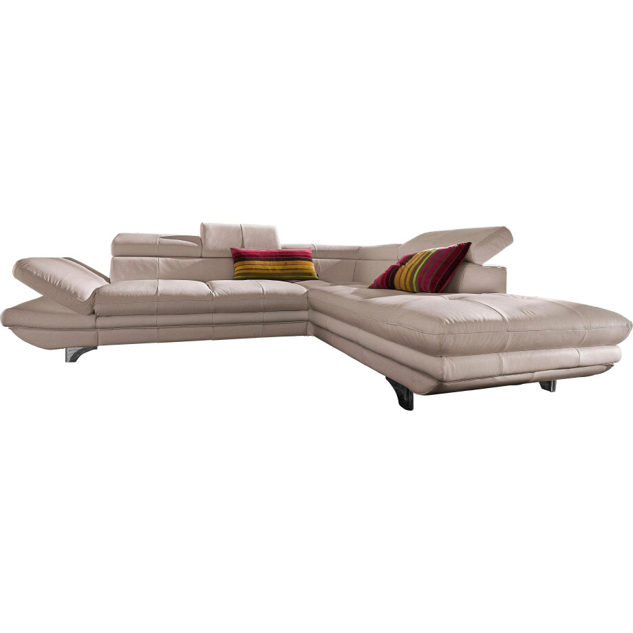 COTTA Hoekbank Enterprise L-vorm met hoofd- en armverstelling, optioneel met bedfunctie afbeelding 1
