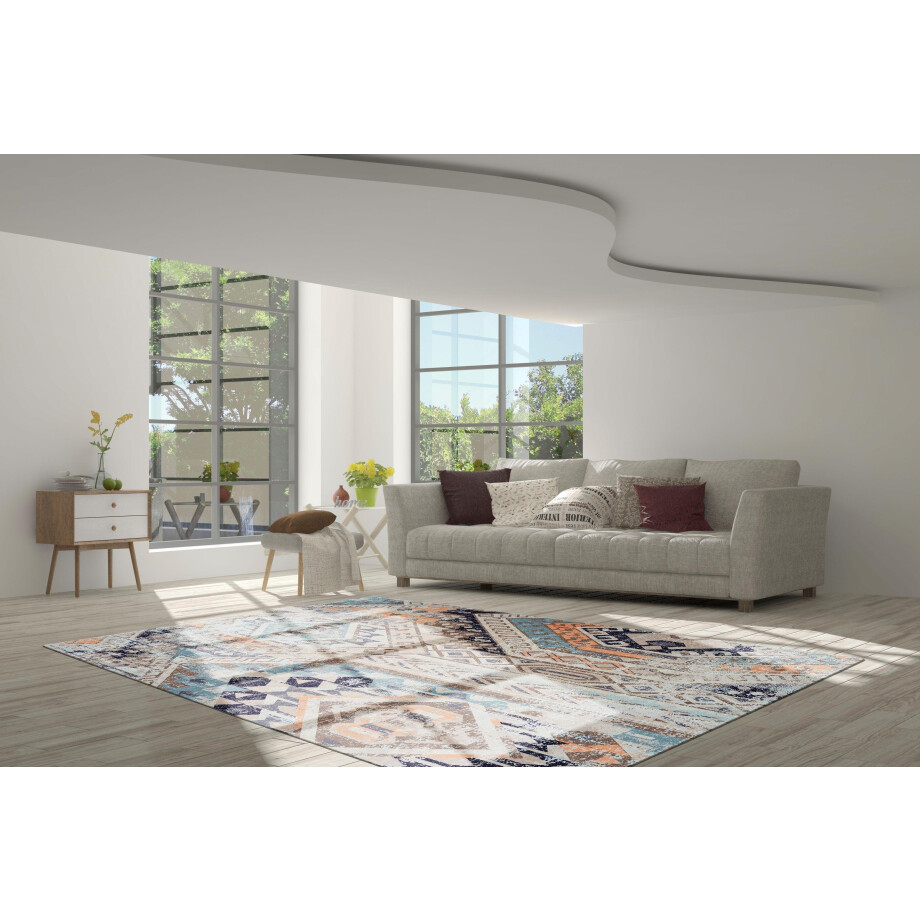 calo-deluxe Vloerkleed Emin 600 puur katoen, woonkamer afbeelding 1