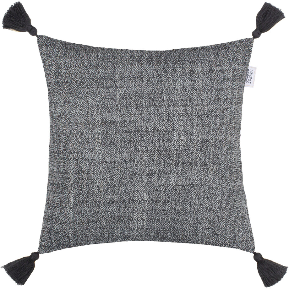 SCHÖNER WOHNEN-KOLLEKTION Sierkussen Boho met kwasten, 35x35 cm (1 stuk) afbeelding 1