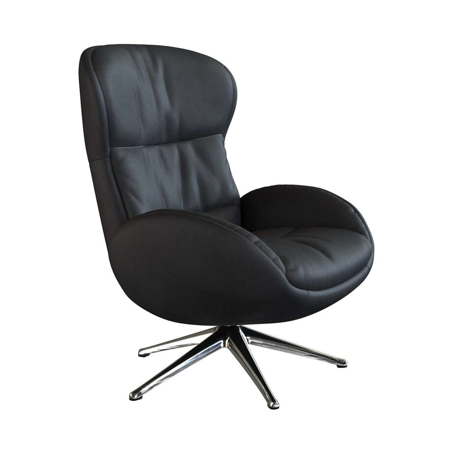 FLEXLUX Relaxfauteuil Haze, TV-stoel, fauteuil, stoffeerstoel Rugdeelverstelling, draaibaar, voet van aluminium afbeelding 1