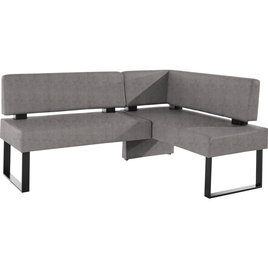 Home affaire Hoekbank Oliver met metalen frame, keukenbank verschillende hoezen cord eetkamerbank ottos choice afbeelding 1