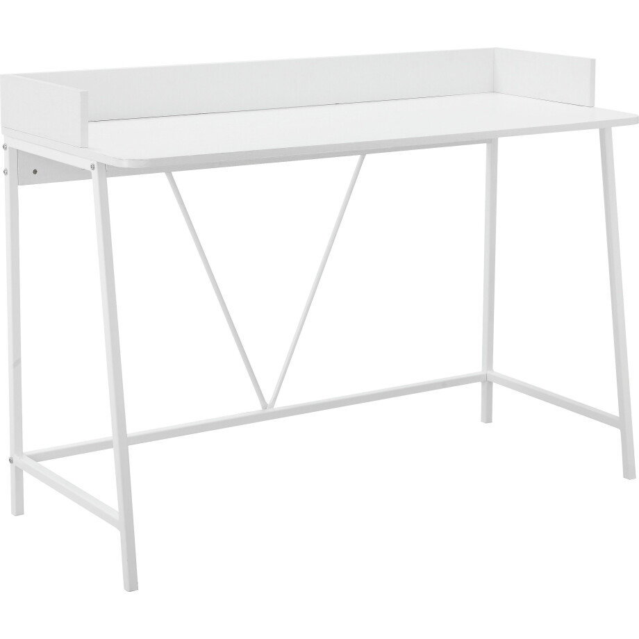 INOSIGN Bureau Jullian wit frame van metaal, breedte 120 cm (1 stuk) afbeelding 1