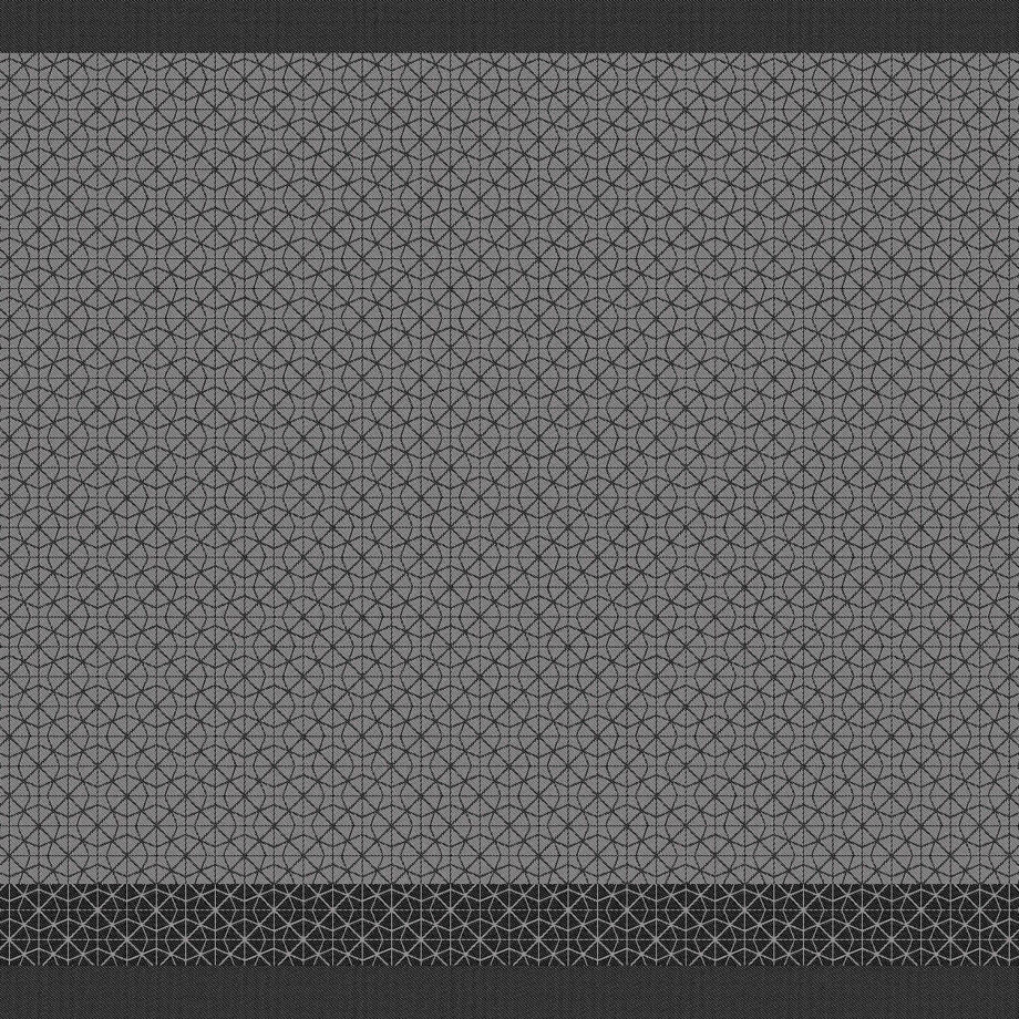 DDDDD Theedoek Chrystal Jacquard-stof, 60 x 65 cm (set, 6-delig) afbeelding 1