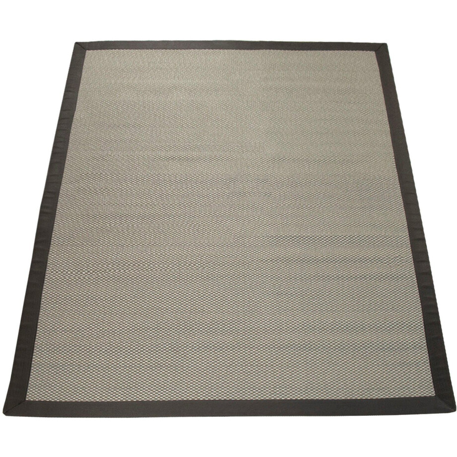 Paco Home Vloerkleed Sisala 270 Platweefsel, geweven, sisal look, randdessin, geschikt voor binnen en buiten afbeelding 1