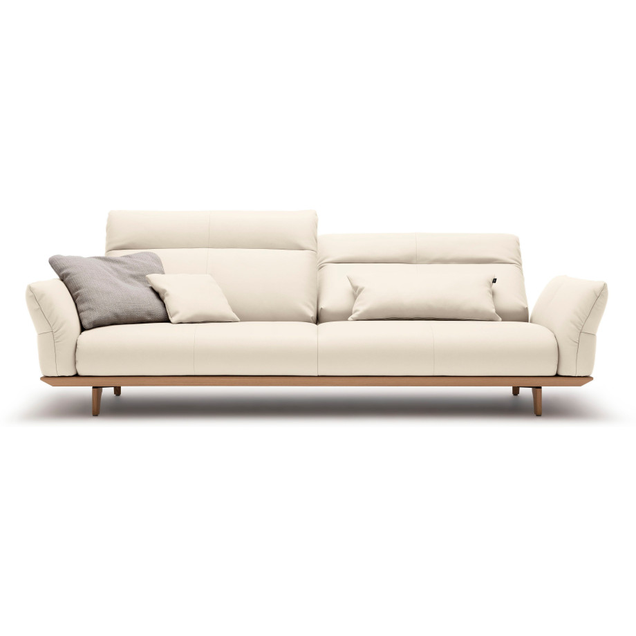 Hülsta Sofa 4-zitsbank Hs.460 Onderstel in eiken, poten in natuurlijk eiken, breedte 248 cm afbeelding 