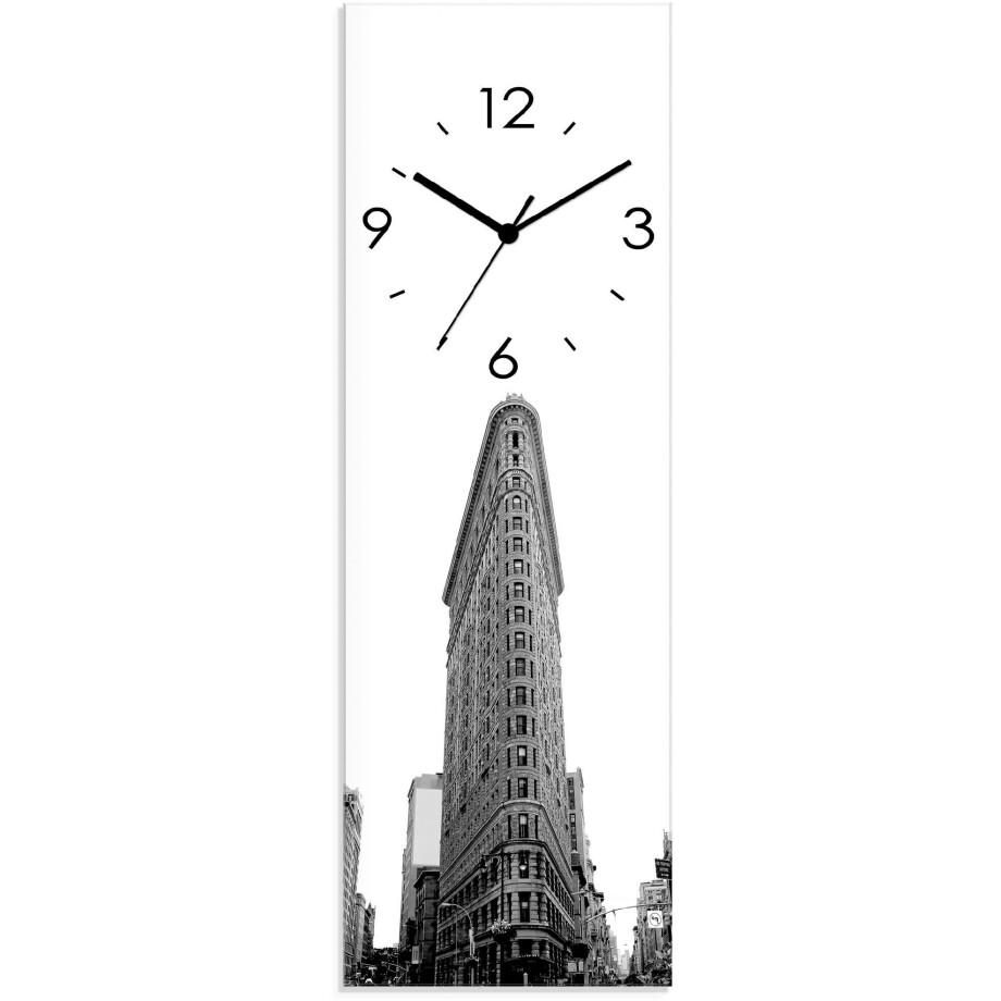 Artland Wandklok Flatiron Building New York optioneel verkrijgbaar met kwarts- of radiografisch uurwerk, geruisloos zonder tikkend geluid afbeelding 1