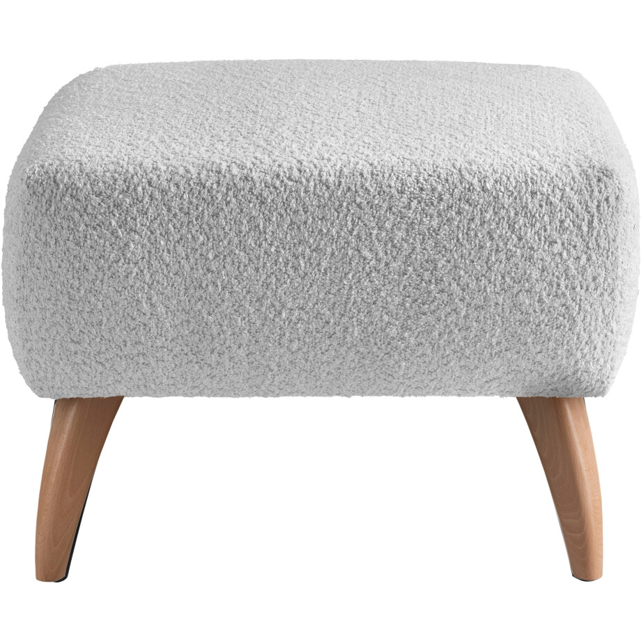 INOSIGN Hocker Colori Kleur houten poten naar keuze, verschillende stoffen, hoogwaardige stof afbeelding 1