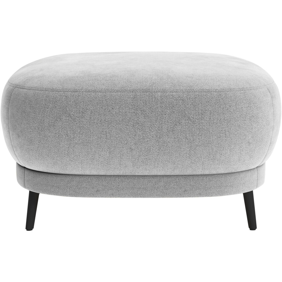 sit&more Hocker Blues met metalen poten, matzwart afbeelding 1