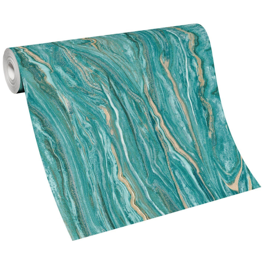 ELLE DECORATION Vliesbehang Marble afbeelding 1