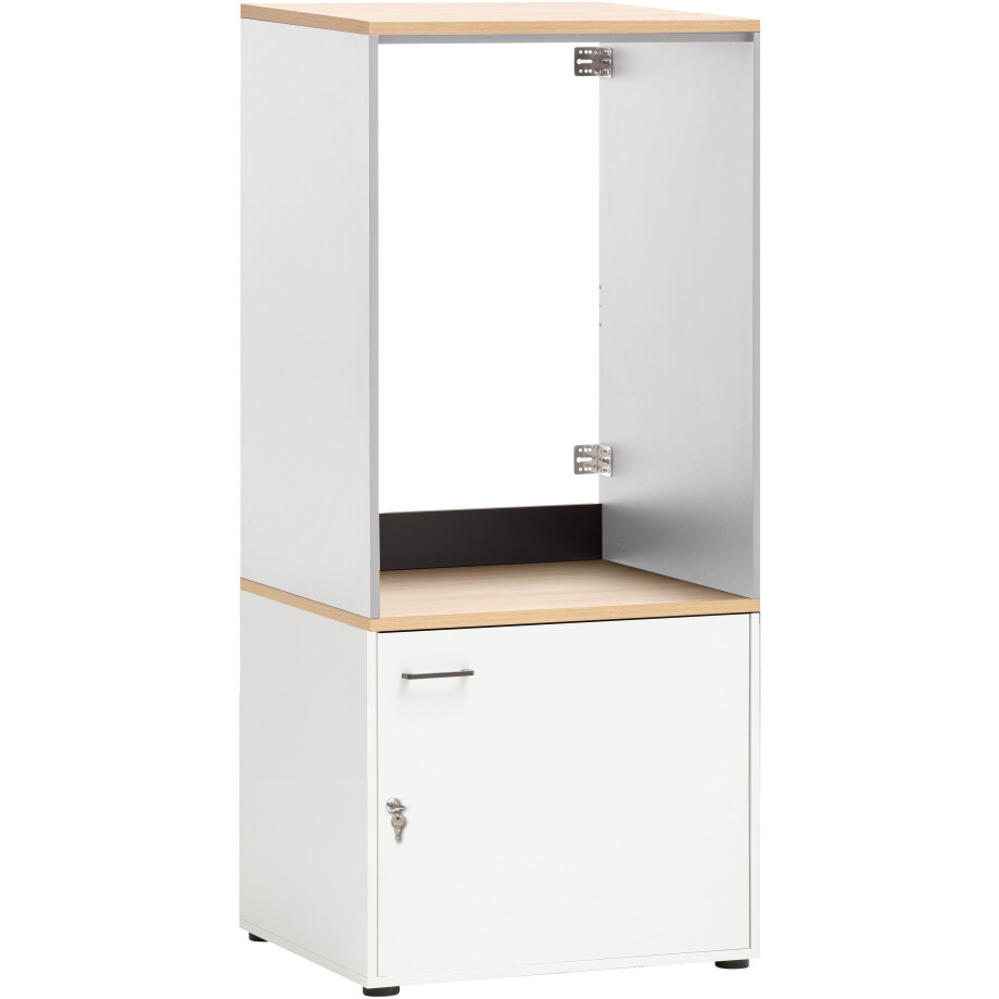 Schildmeyer Multifunctionele kastenset SOLEA Breedte 134 cm, stapelbare kasten, metalen beslag, deurvergrendeling afbeelding 1