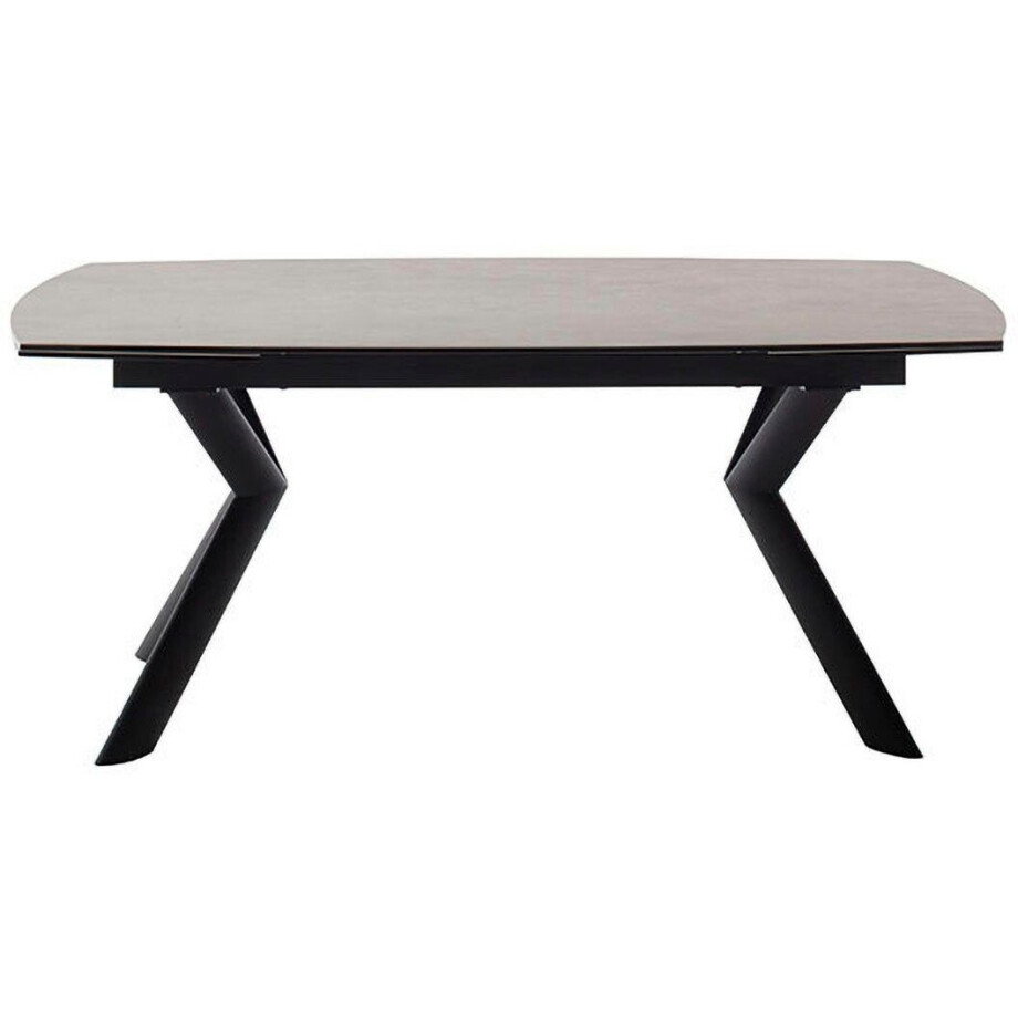 MCA furniture Eettafel OSSANA vierpoot tafel 180-260 cm Keramiek, metaal, eindschuif, uittrekbaar, tafelblad 13 mm, 8-10 personen afbeelding 1