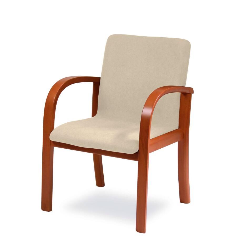 Home affaire Eetkamerstoel LINA707 Extra-comfort, vlekbestendig weefsel, massief hout (1 stuk) afbeelding 1