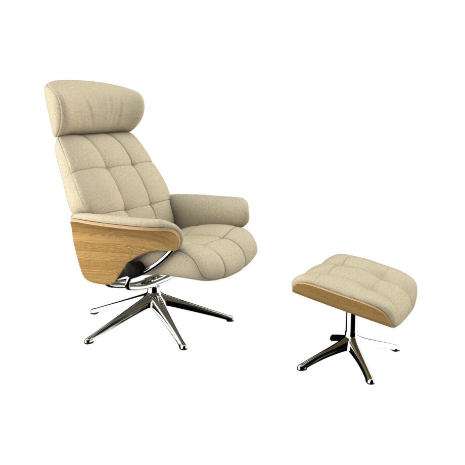 FLEXLUX Relaxfauteuil Skagen functionele stoel, gestoffeerde stoel, armleuning, TV-fauteuil, afbeelding 1