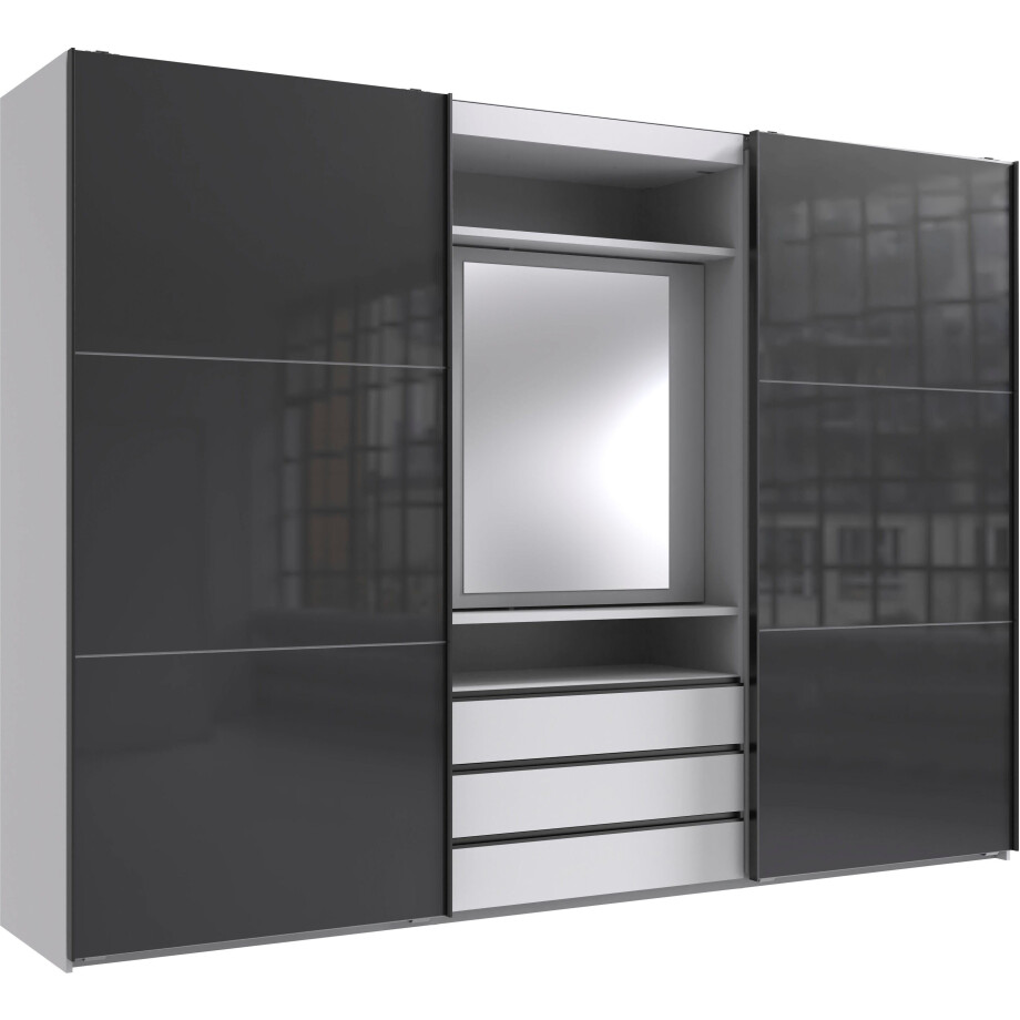 Wimex Schuifdeurkast Magic by fresh to go met draaibare spiegeldeur afbeelding 1