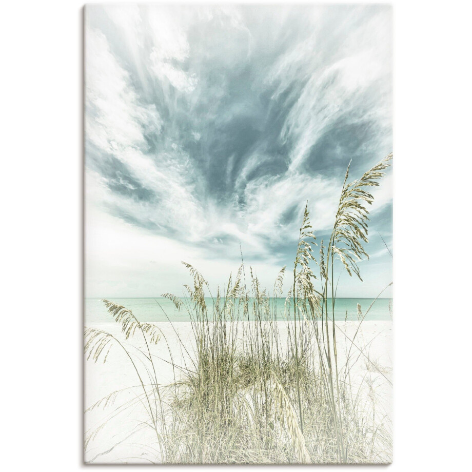 Artland Artprint Hemelse stilte aan het strand vintage als artprint van aluminium, artprint voor buiten, artprint op linnen, poster, muursticker afbeelding 1