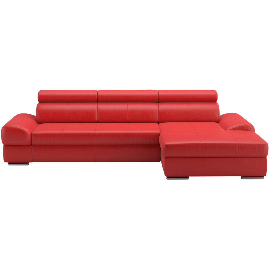 sit&more Hoekbank Broadway L-vorm met verstelbare hoofdsteun, naar keuze met slaapfunctie afbeelding 1