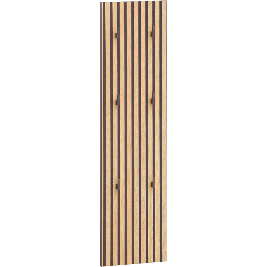 Schildmeyer Kapstok Katta, breedte 24 cm Akoestische plaatlook, kledinghaken van metaal afbeelding 1